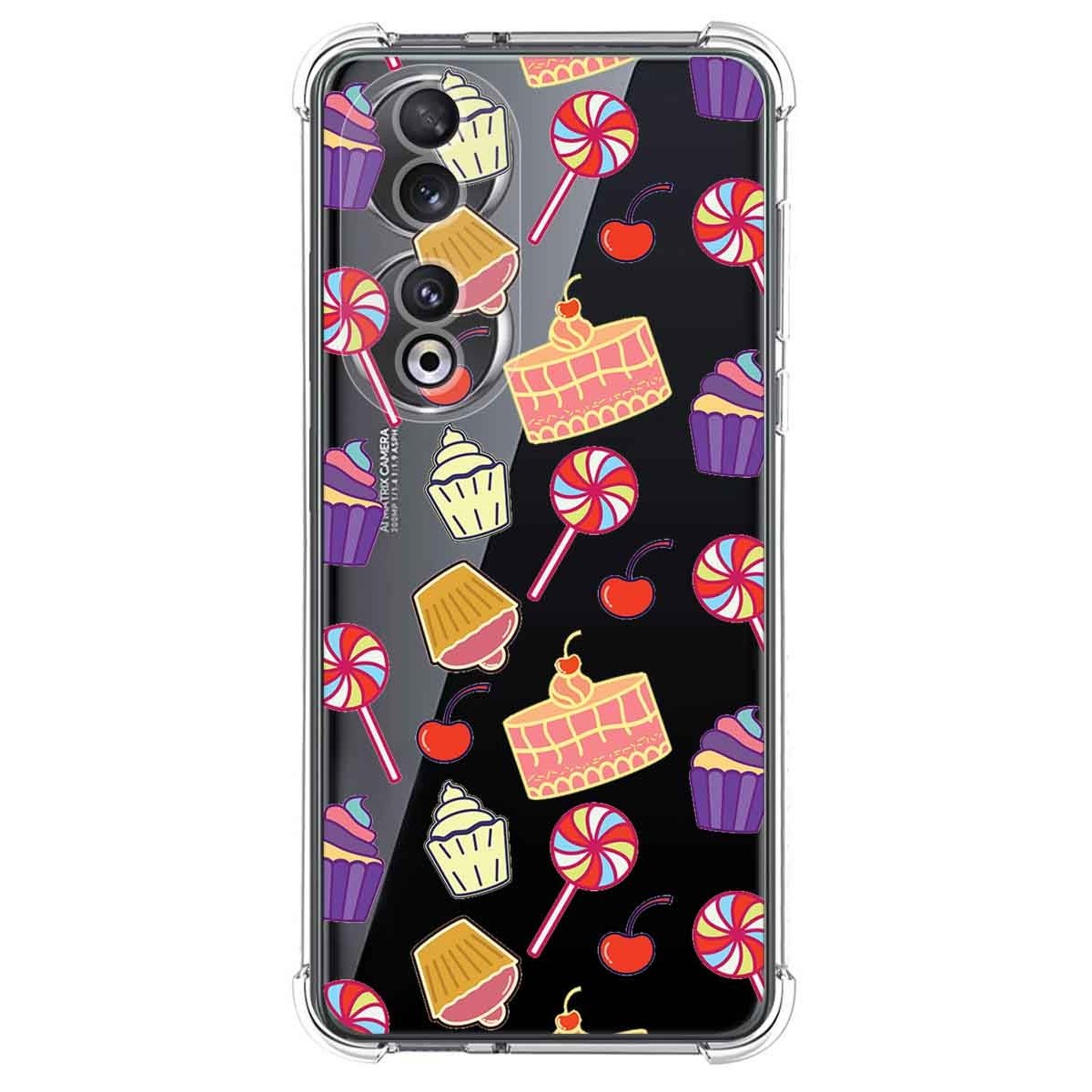 Funda Silicona Antigolpes compatible con Huawei Honor 90 5G diseño Dulces 01 Dibujos