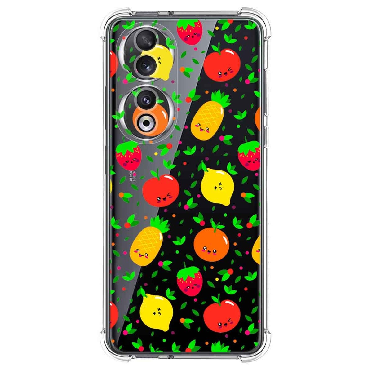 Funda Silicona Antigolpes compatible con Huawei Honor 90 5G diseño Frutas 01 Dibujos
