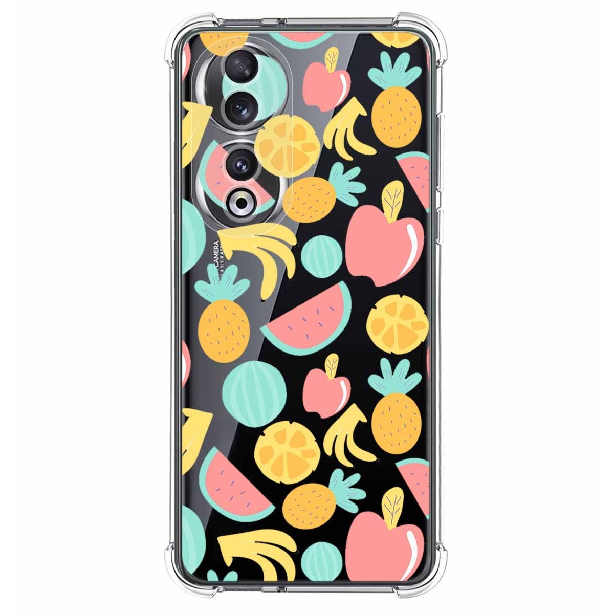 Funda Silicona Antigolpes compatible con Huawei Honor 90 5G diseño Frutas 02 Dibujos