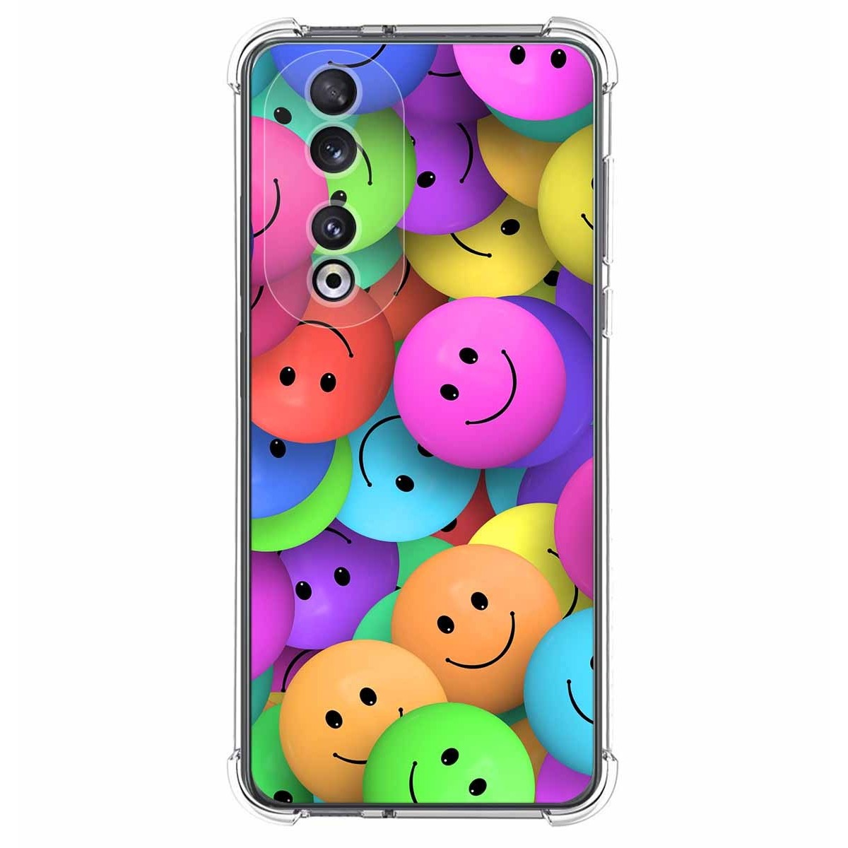 Funda Silicona Antigolpes compatible con Huawei Honor 90 5G diseño Smile Dibujos