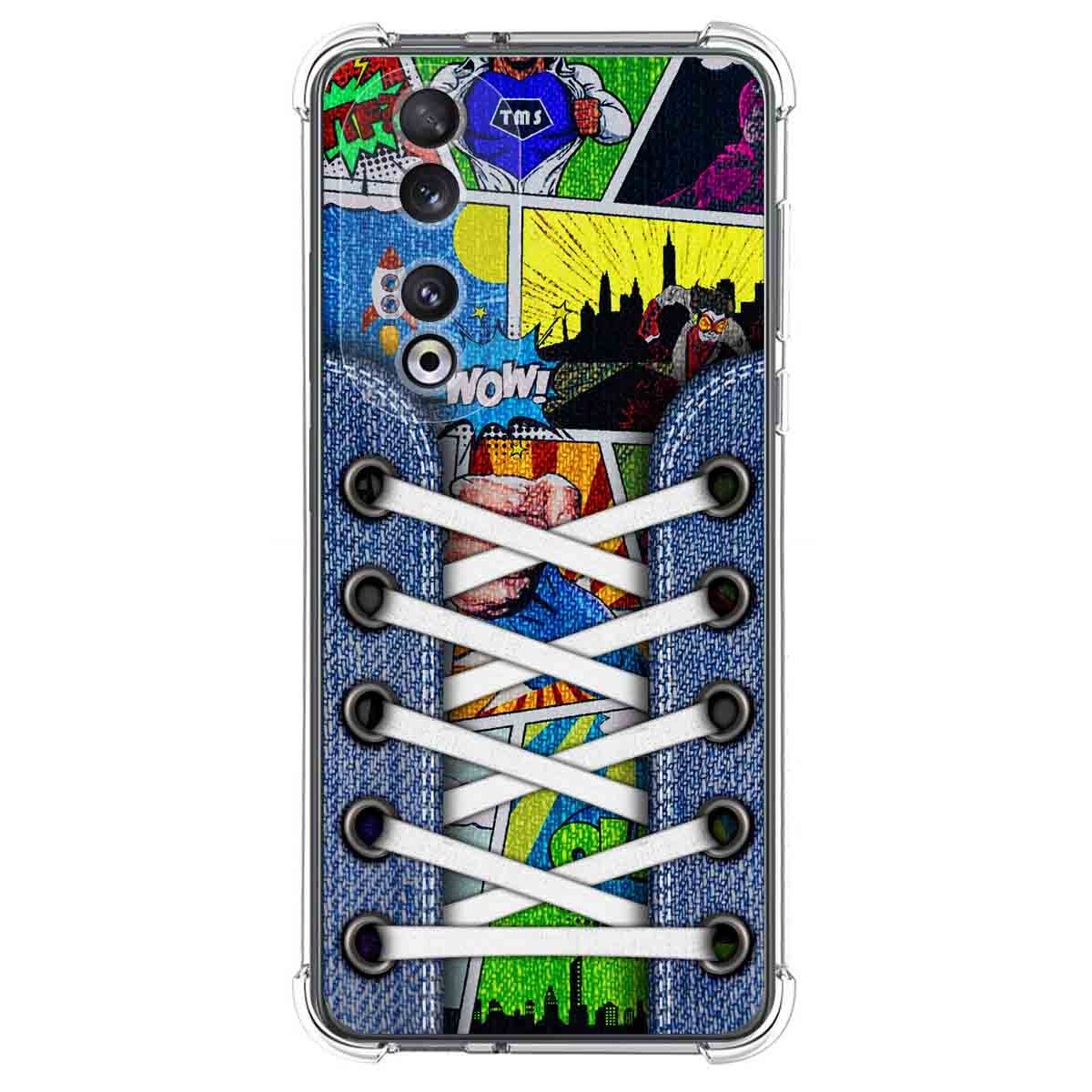 Funda Silicona Antigolpes compatible con Huawei Honor 90 5G diseño Zapatillas 14 Dibujos