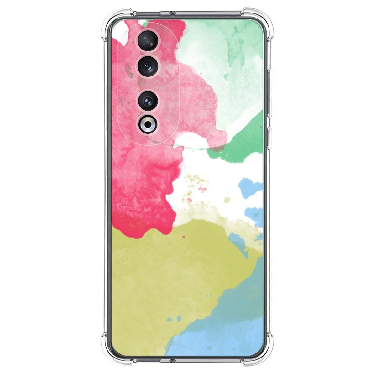 Funda Silicona Antigolpes compatible con Huawei Honor 90 5G diseño Acuarela 02 Dibujos