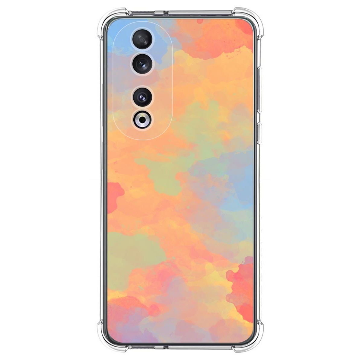 Funda Silicona Antigolpes compatible con Huawei Honor 90 5G diseño Acuarela 08 Dibujos