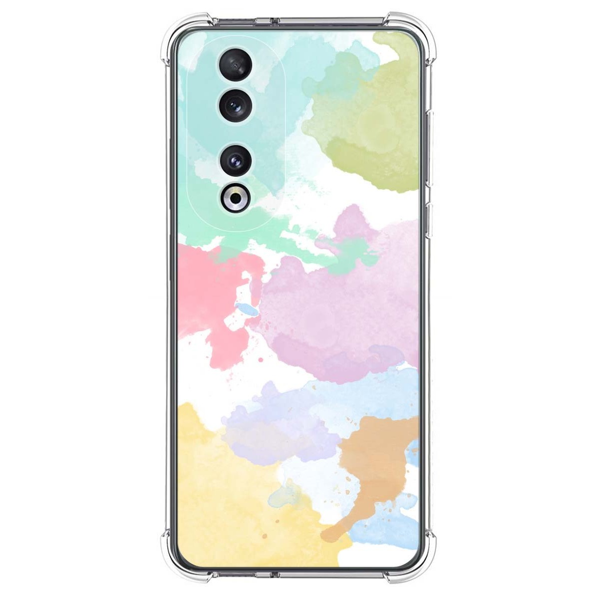 Funda Silicona Antigolpes compatible con Huawei Honor 90 5G diseño Acuarela 11 Dibujos