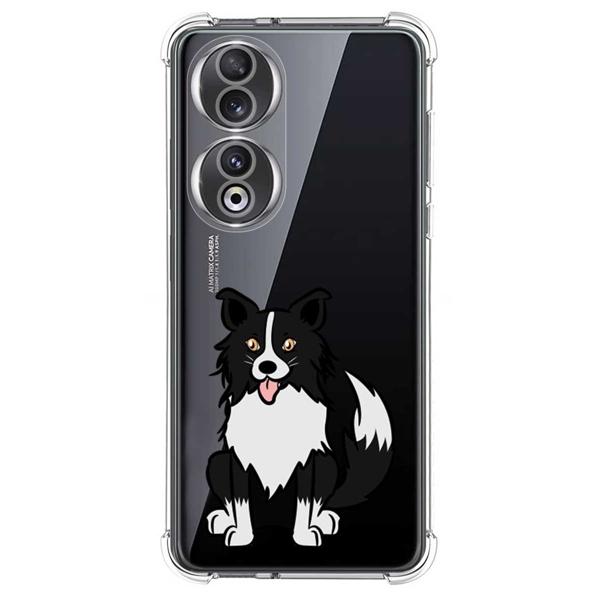 Funda Silicona Antigolpes compatible con Huawei Honor 90 5G diseño Perros 01 Dibujos