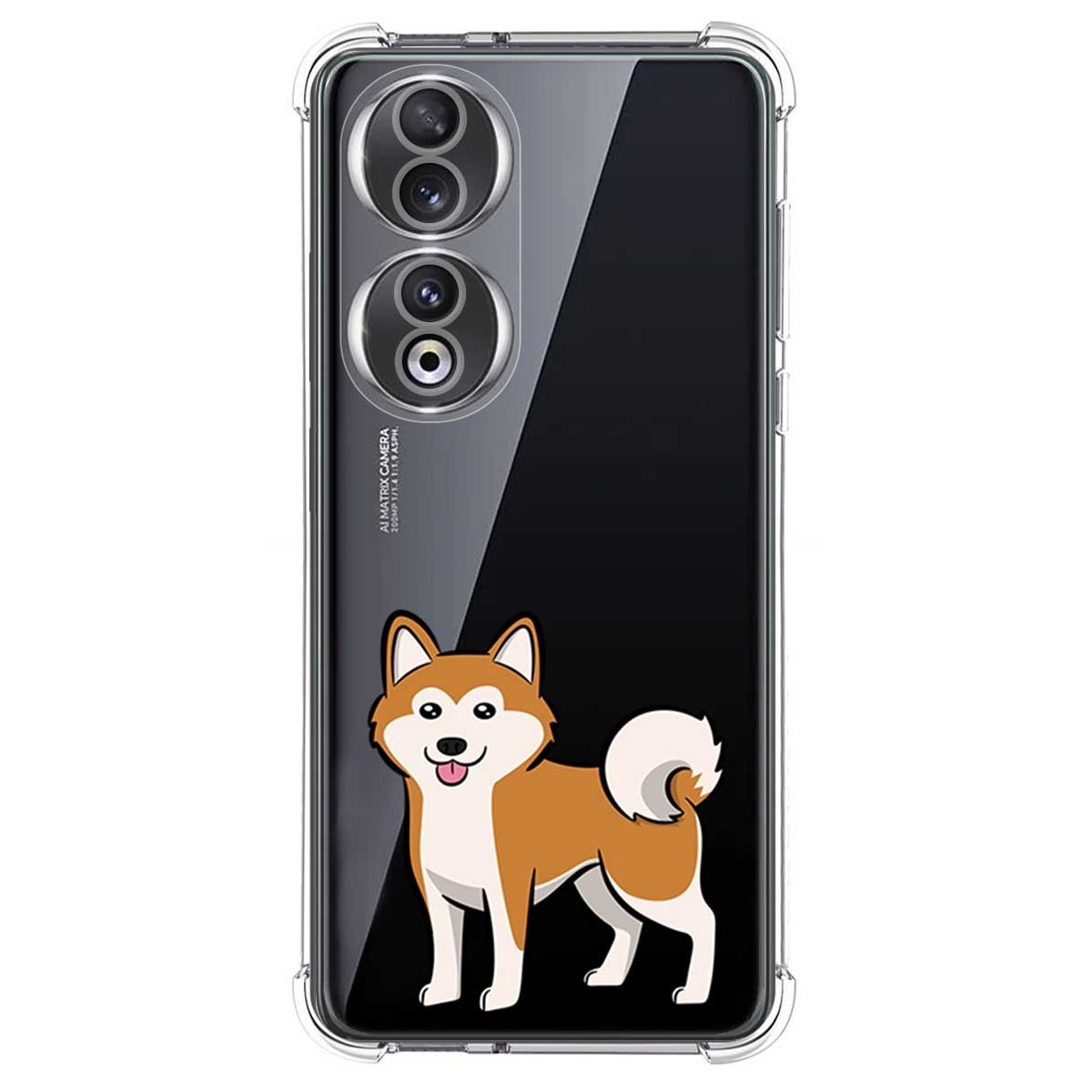Funda Silicona Antigolpes compatible con Huawei Honor 90 5G diseño Perros 02 Dibujos