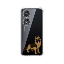 Funda Silicona Antigolpes compatible con Huawei Honor 90 5G diseño Perros 03 Dibujos