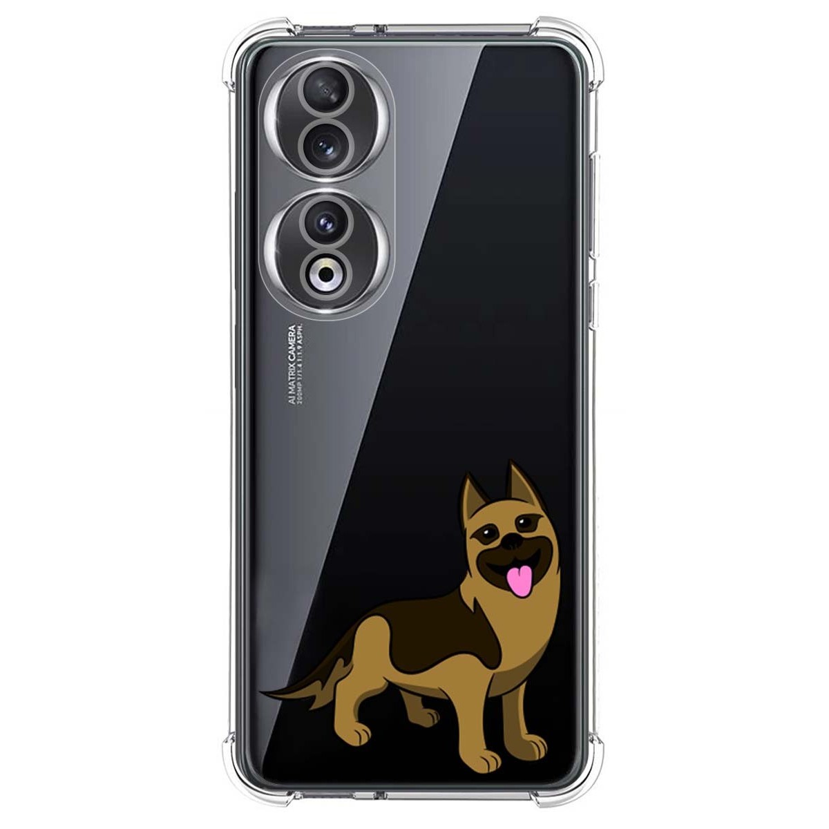 Funda Silicona Antigolpes compatible con Huawei Honor 90 5G diseño Perros 03 Dibujos