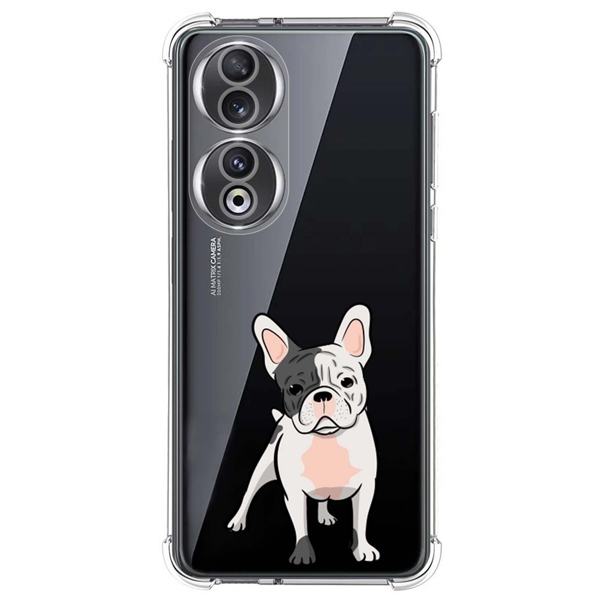 Funda Silicona Antigolpes compatible con Huawei Honor 90 5G diseño Perros 06 Dibujos