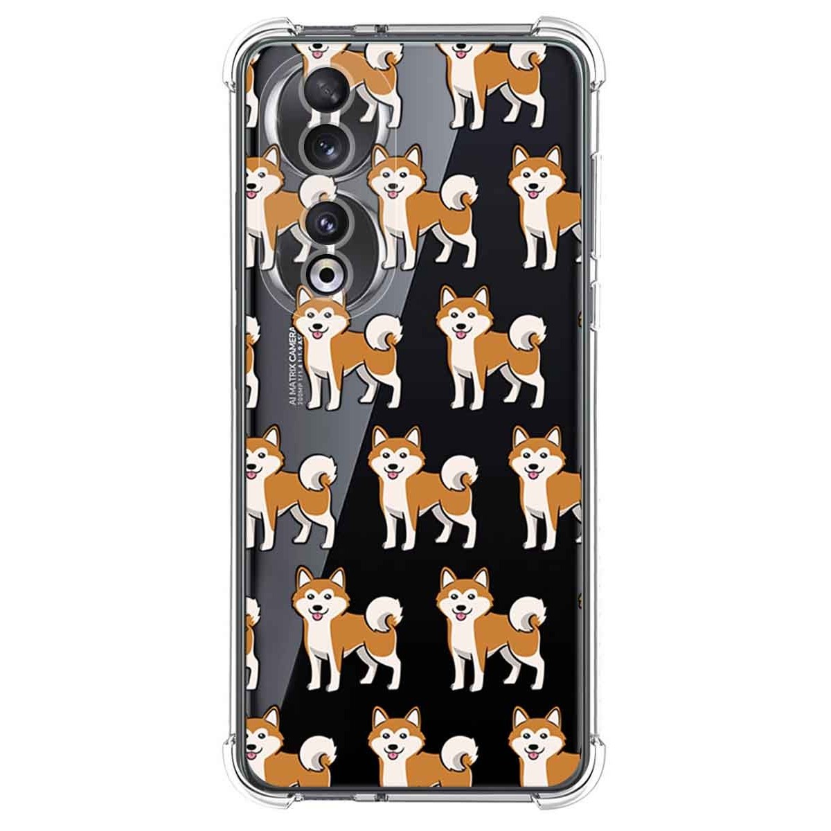 Funda Silicona Antigolpes compatible con Huawei Honor 90 5G diseño Perros 08 Dibujos