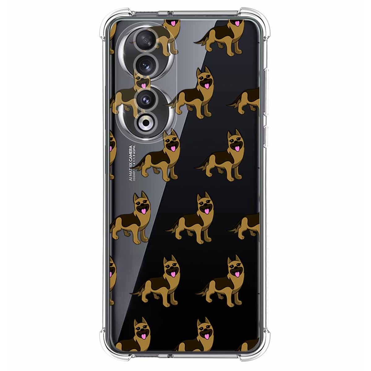 Funda Silicona Antigolpes compatible con Huawei Honor 90 5G diseño Perros 09 Dibujos