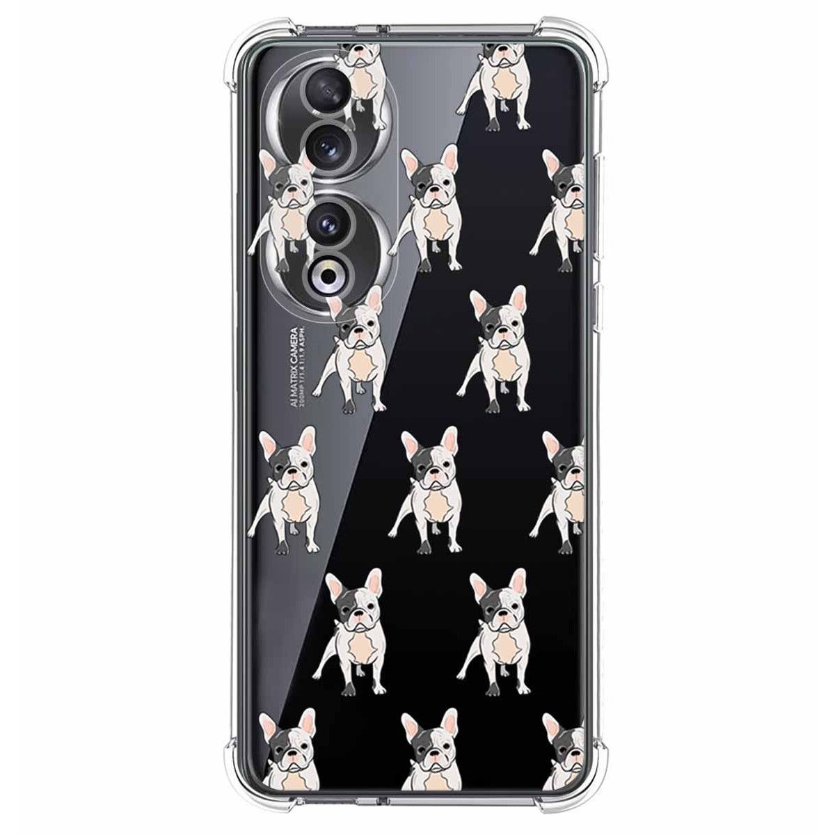 Funda Silicona Antigolpes compatible con Huawei Honor 90 5G diseño Perros 12 Dibujos