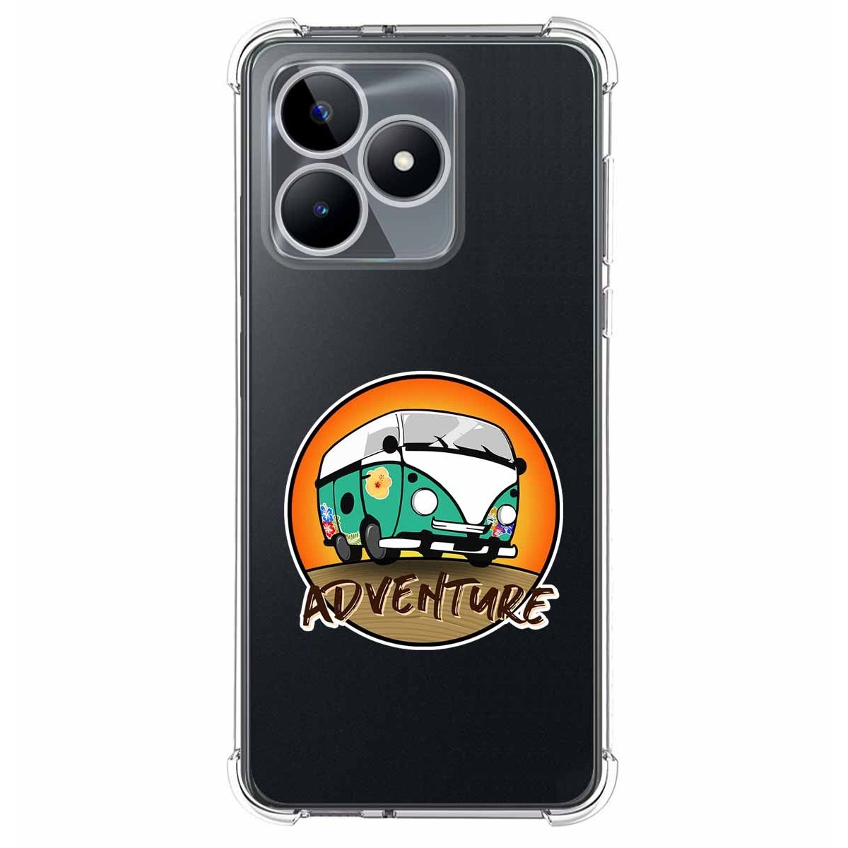 Funda Silicona Antigolpes para Realme C53 diseño Adventure Dibujos