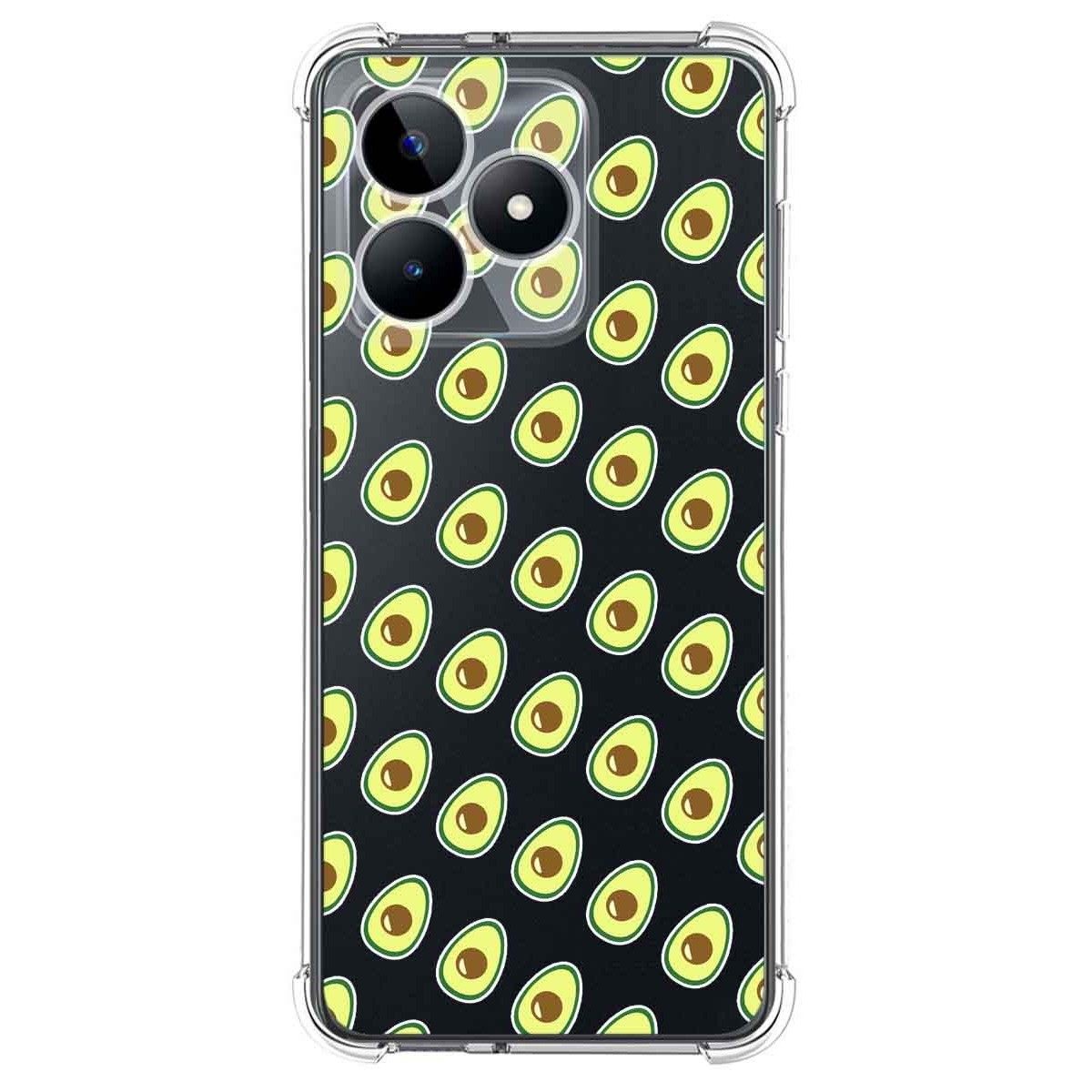 Funda Silicona Antigolpes para Realme C53 diseño Aguacate Dibujos