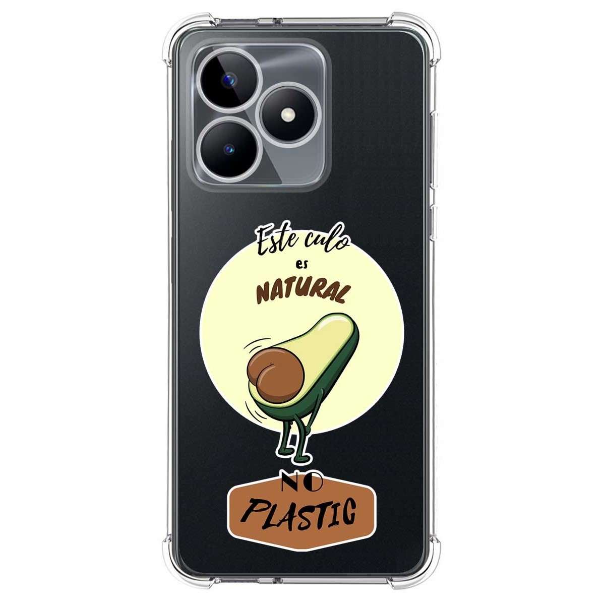 Funda Silicona Antigolpes para Realme C53 diseño Culo Natural Dibujos