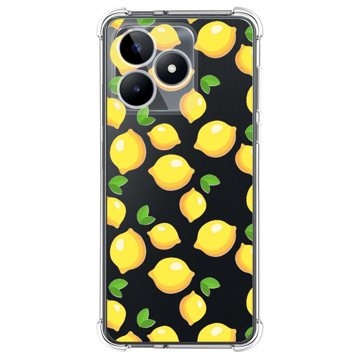 Funda Silicona Antigolpes para Realme C53 diseño Limones Dibujos