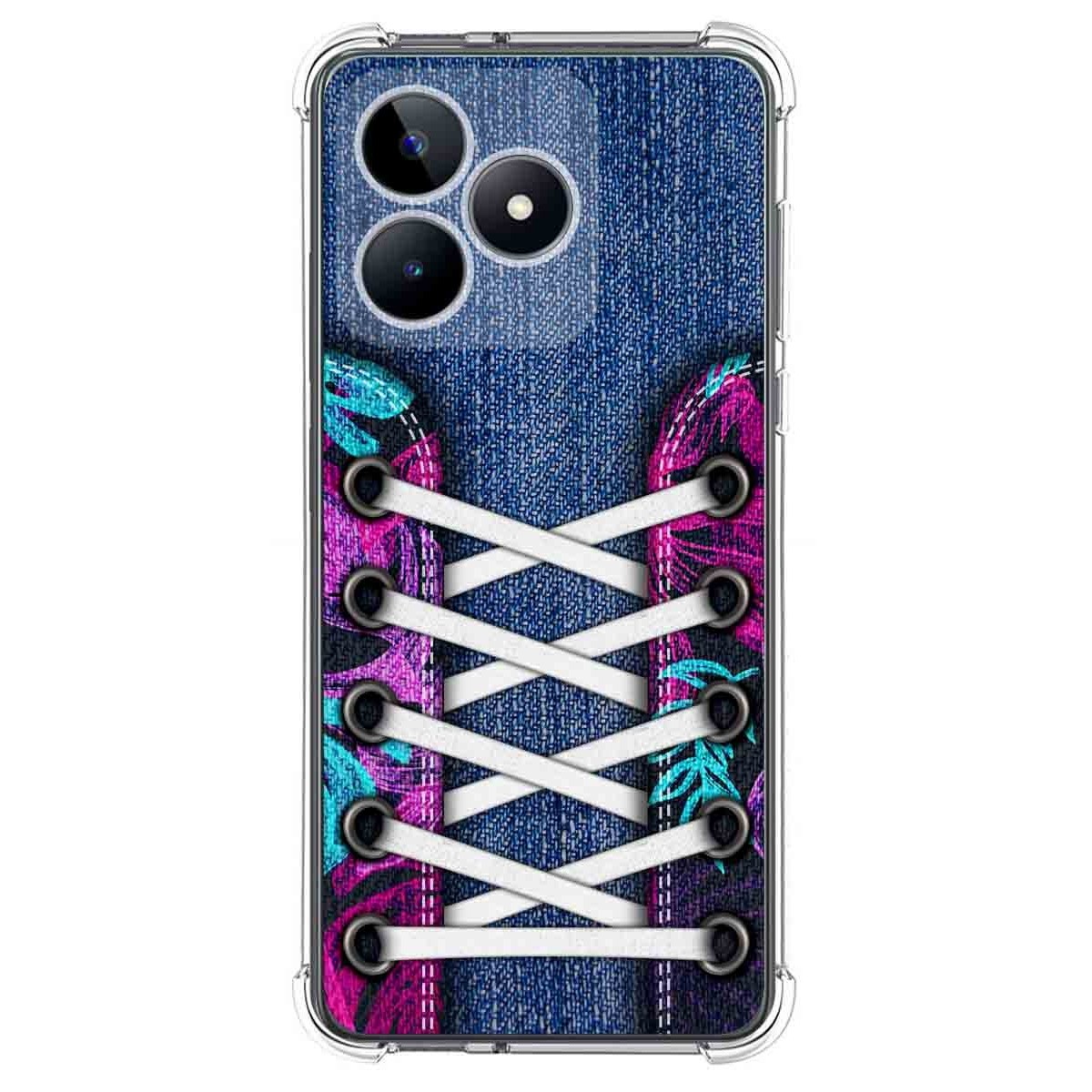 Funda Silicona Antigolpes para Realme C53 diseño Zapatillas 06 Dibujos