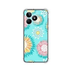 Funda Silicona Antigolpes para Realme C53 diseño Flores 05 Dibujos