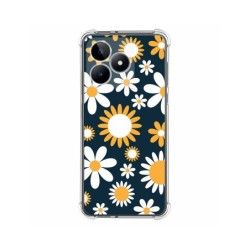 Funda Silicona Antigolpes para Realme C53 diseño Flores 08 Dibujos