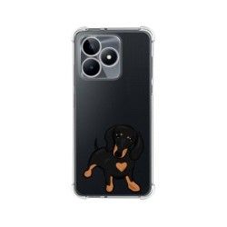 Funda Silicona Antigolpes para Realme C53 diseño Perros 04 Dibujos
