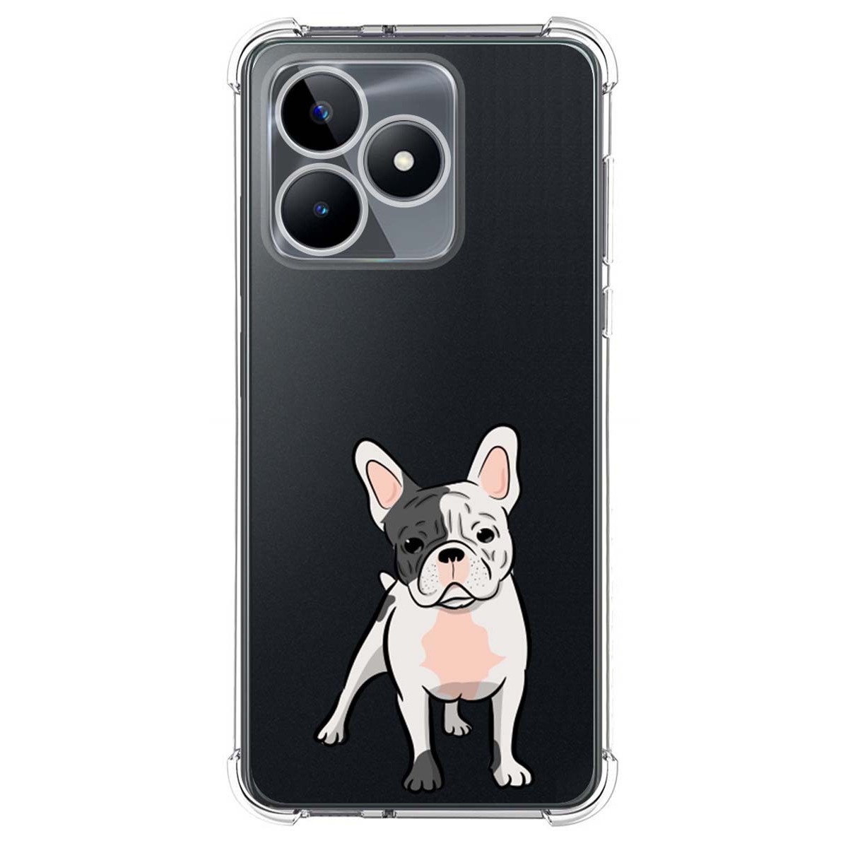 Funda Silicona Antigolpes para Realme C53 diseño Perros 06 Dibujos