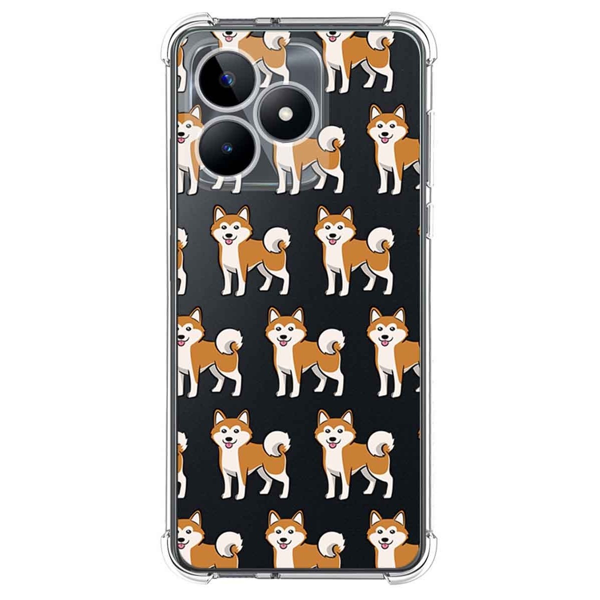Funda Silicona Antigolpes para Realme C53 diseño Perros 08 Dibujos