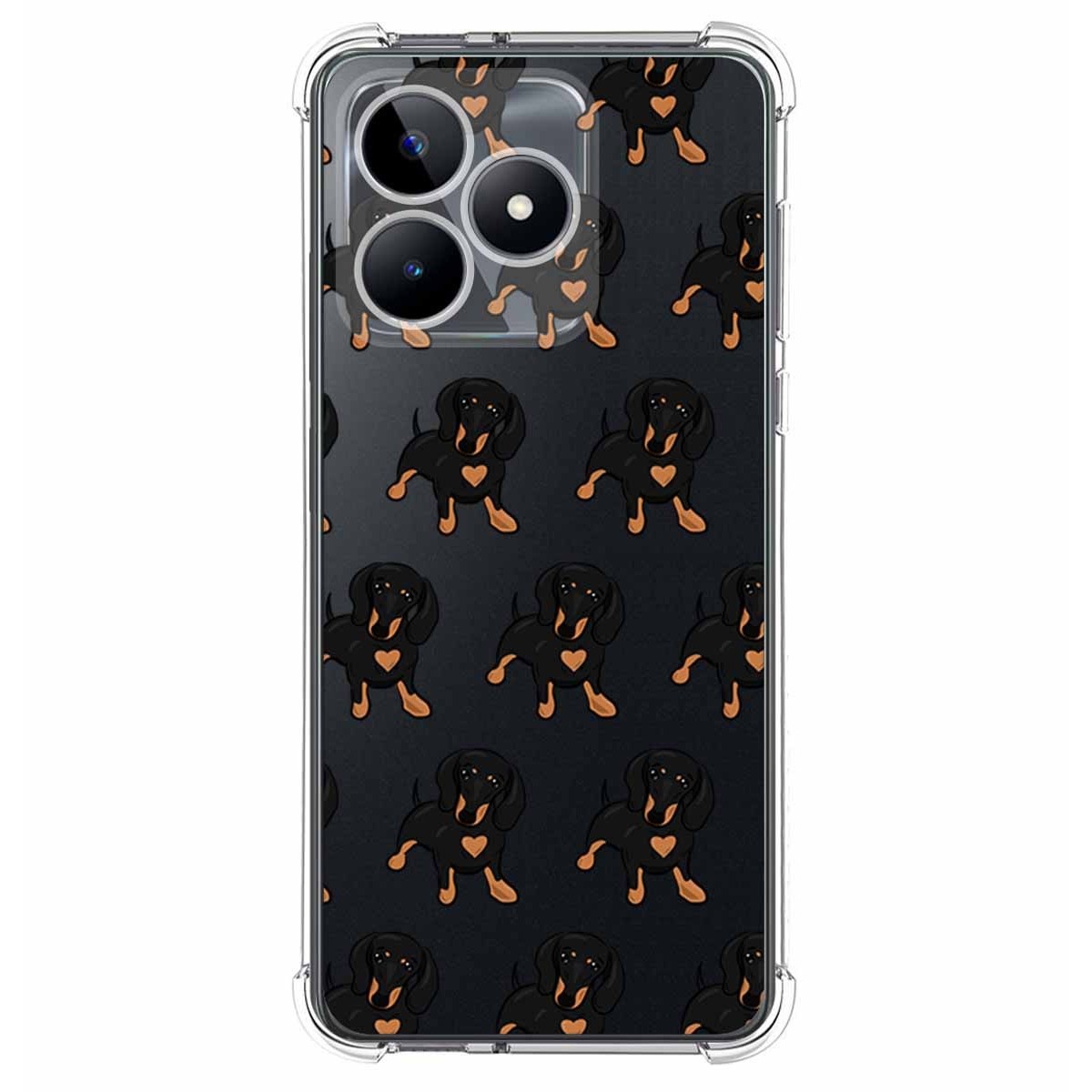 Funda Silicona Antigolpes para Realme C53 diseño Perros 10 Dibujos