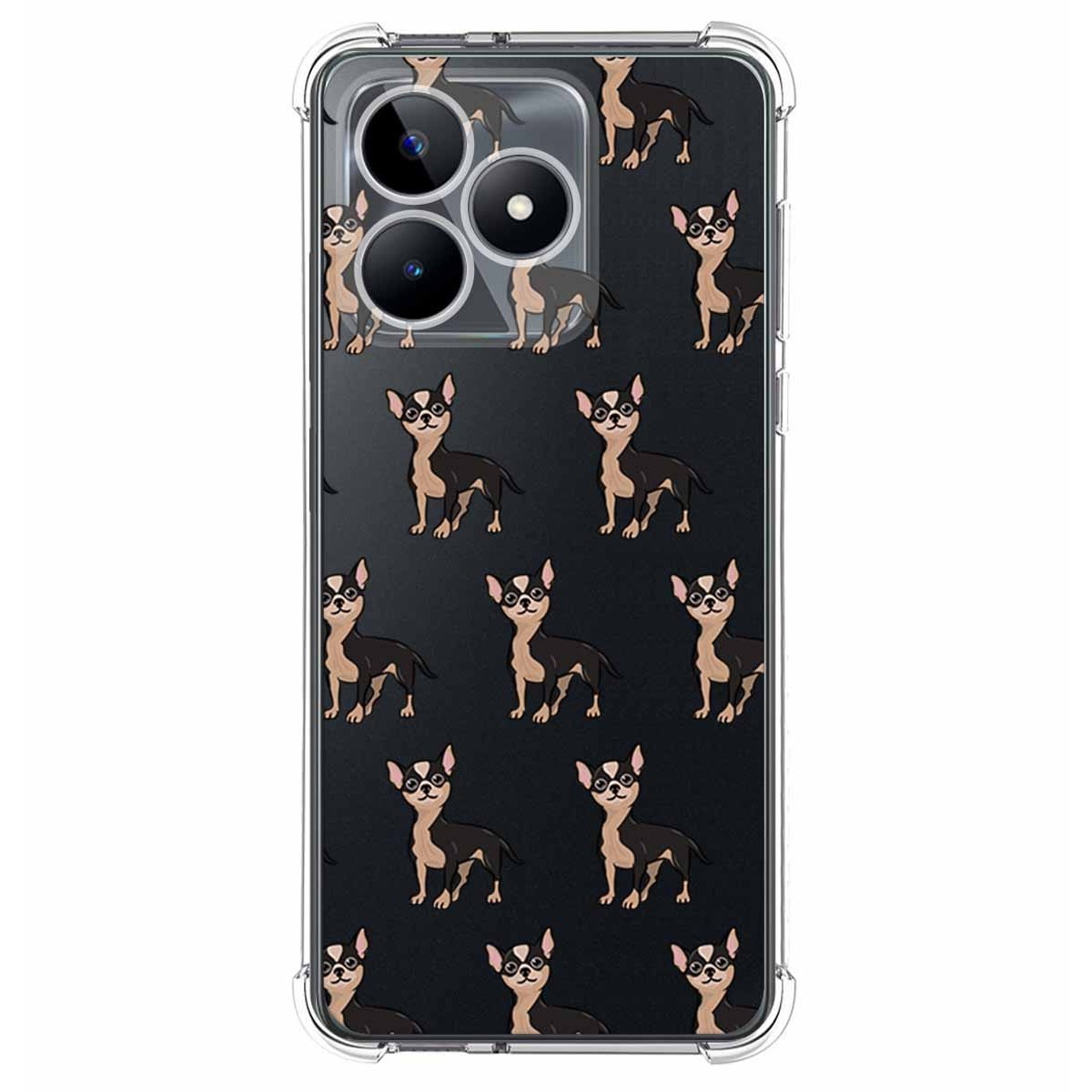 Funda Silicona Antigolpes para Realme C53 diseño Perros 11 Dibujos