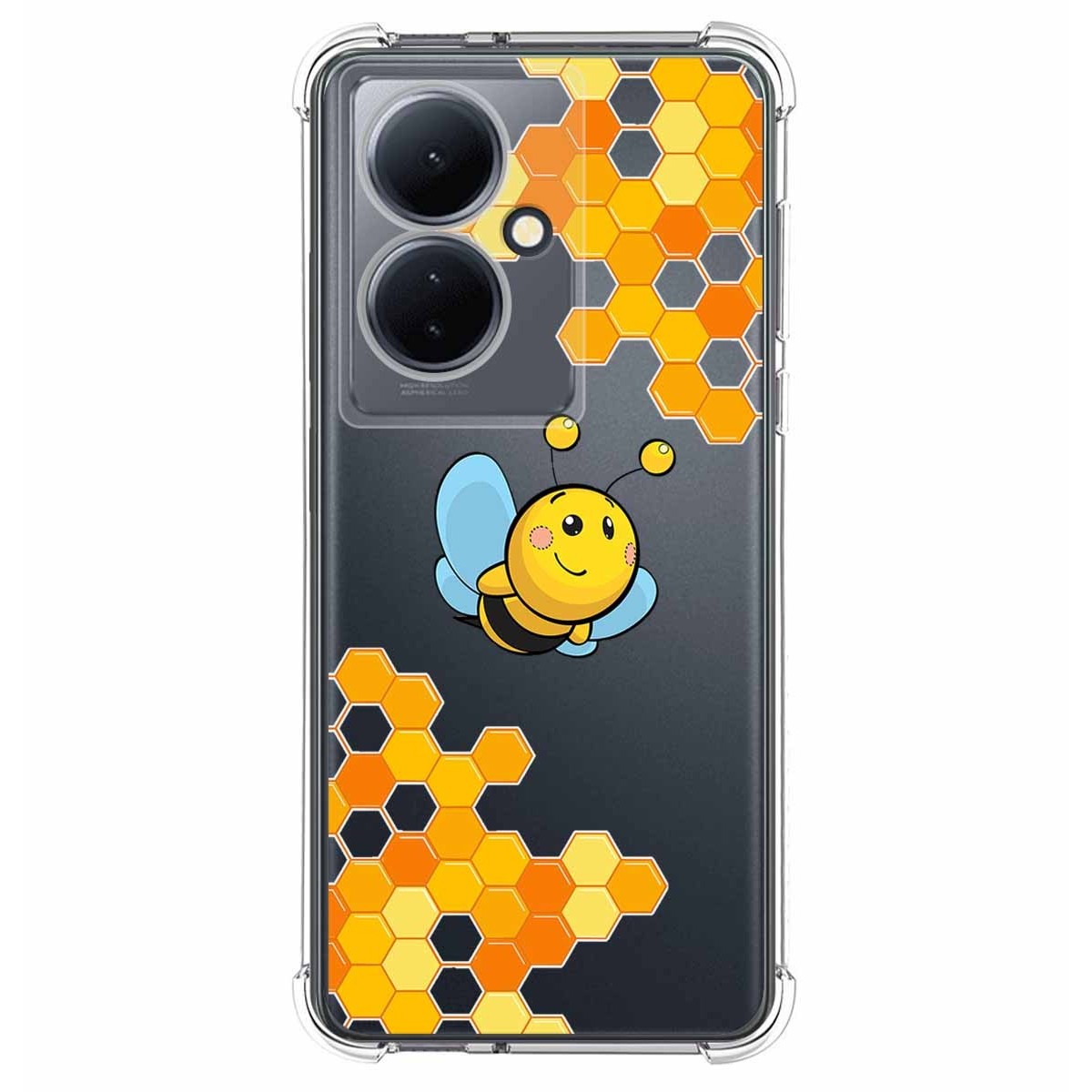 Funda Silicona Antigolpes para Vivo V29 Lite 5G diseño Abeja Dibujos