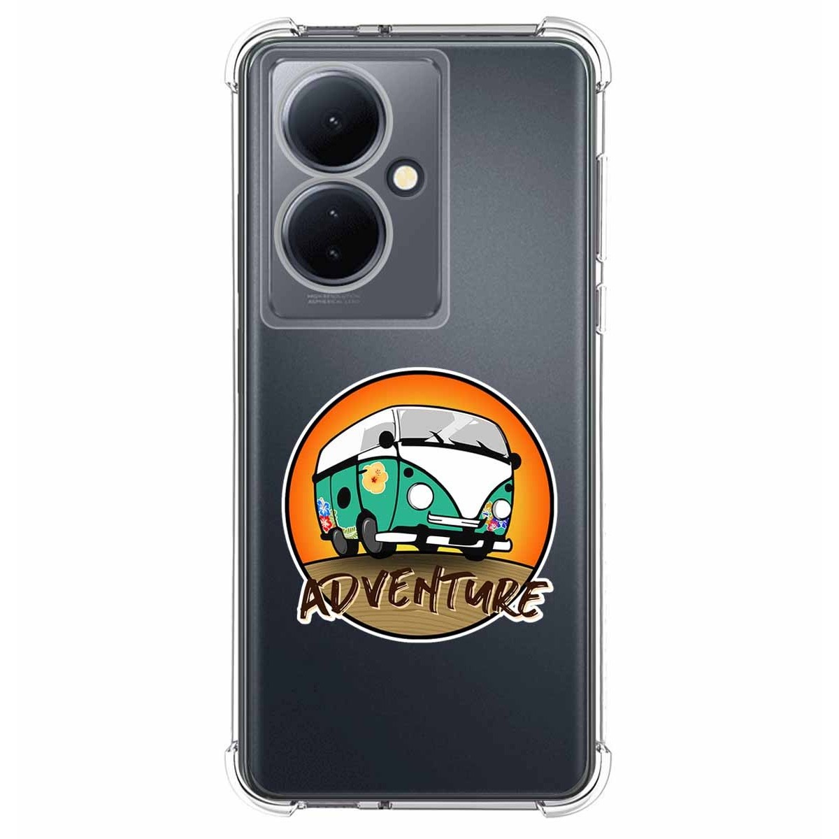 Funda Silicona Antigolpes para Vivo V29 Lite 5G diseño Adventure Dibujos