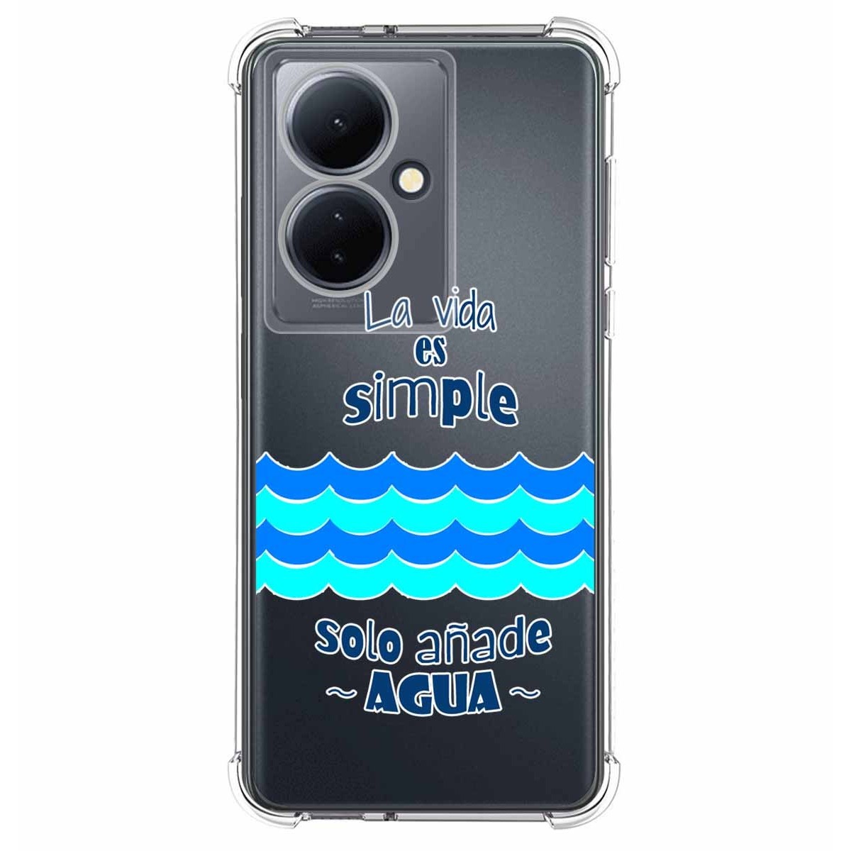 Funda Silicona Antigolpes para Vivo V29 Lite 5G diseño Agua Dibujos