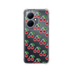 Funda Silicona Antigolpes para Vivo V29 Lite 5G diseño Cerezas Dibujos