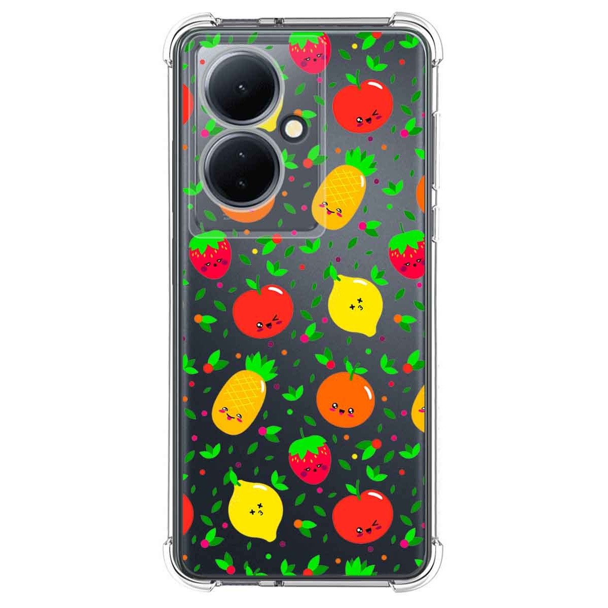 Funda Silicona Antigolpes para Vivo V29 Lite 5G diseño Frutas 01 Dibujos