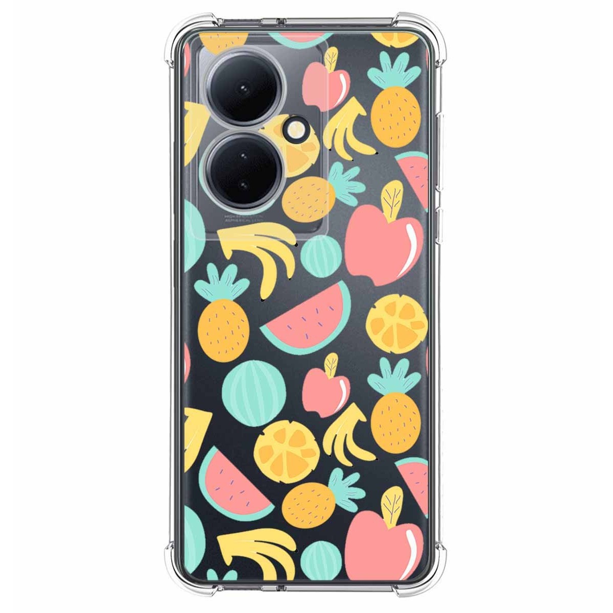 Funda Silicona Antigolpes para Vivo V29 Lite 5G diseño Frutas 02 Dibujos