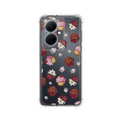 Funda Silicona Antigolpes para Vivo V29 Lite 5G diseño Muffins Dibujos