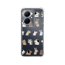 Funda Silicona Antigolpes para Vivo V29 Lite 5G diseño Perros Dibujos