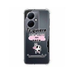 Funda Silicona Antigolpes para Vivo V29 Lite 5G diseño Vaca Dibujos