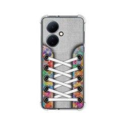 Funda Silicona Antigolpes para Vivo V29 Lite 5G diseño Zapatillas 04 Dibujos