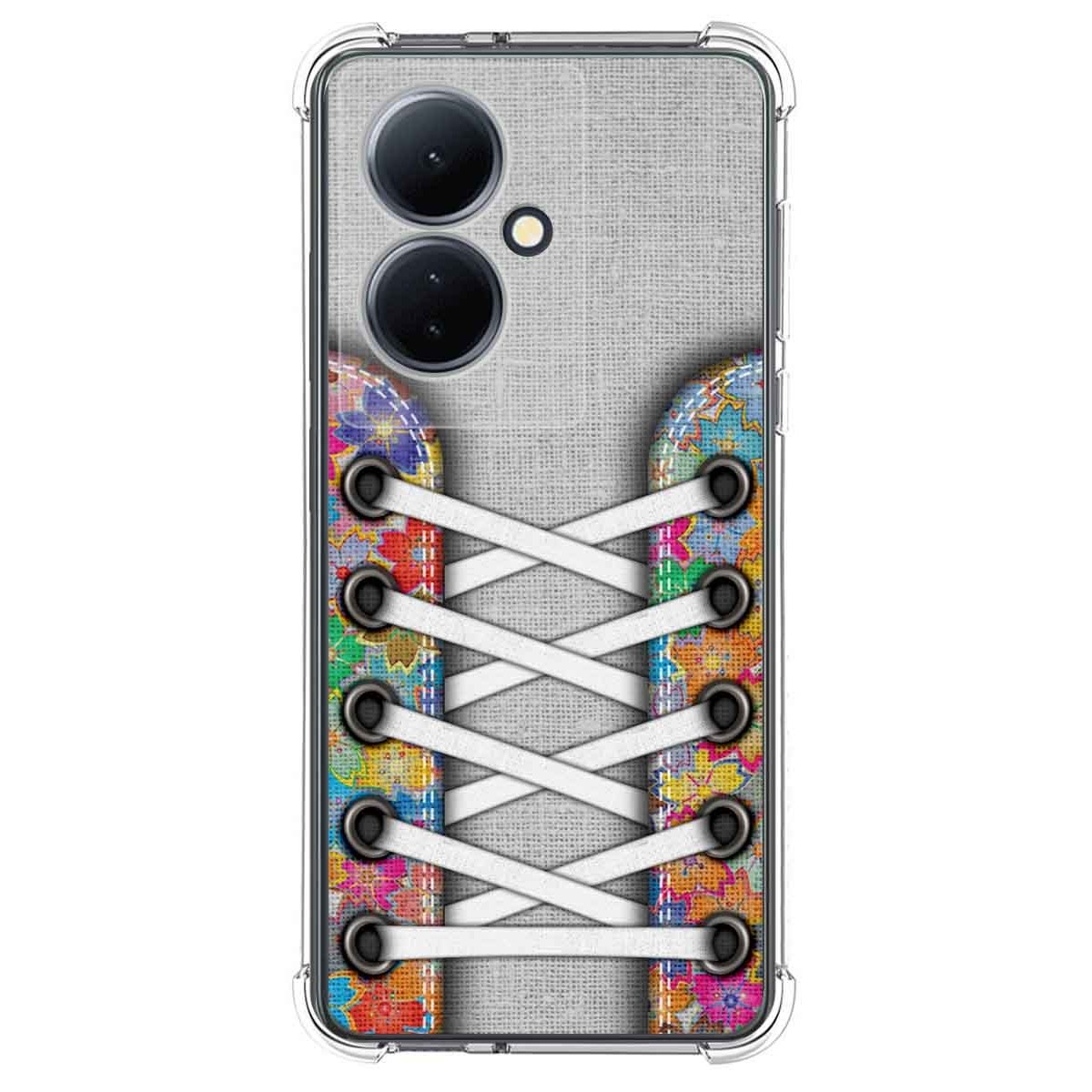 Funda Silicona Antigolpes para Vivo V29 Lite 5G diseño Zapatillas 04 Dibujos