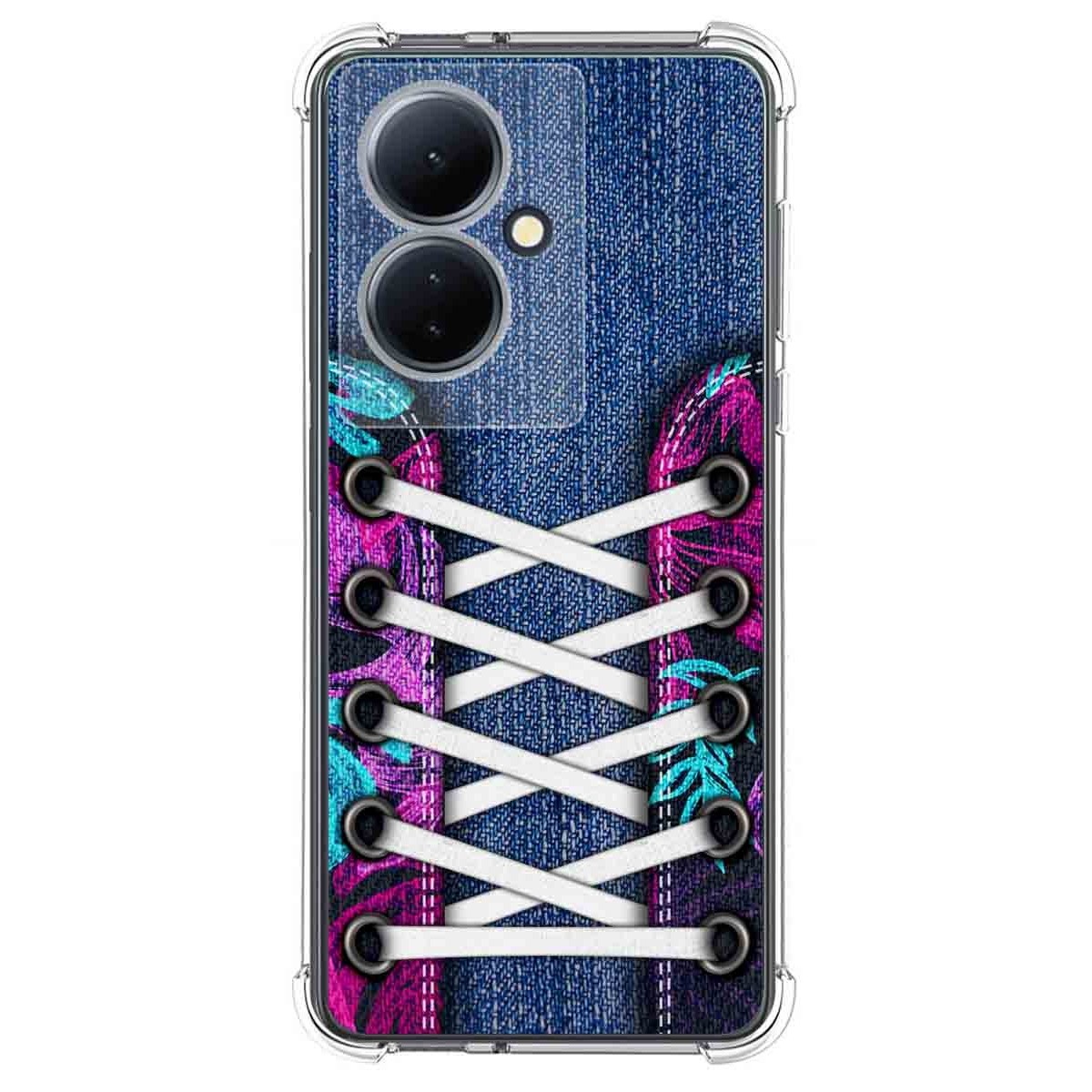 Funda Silicona Antigolpes para Vivo V29 Lite 5G diseño Zapatillas 06 Dibujos