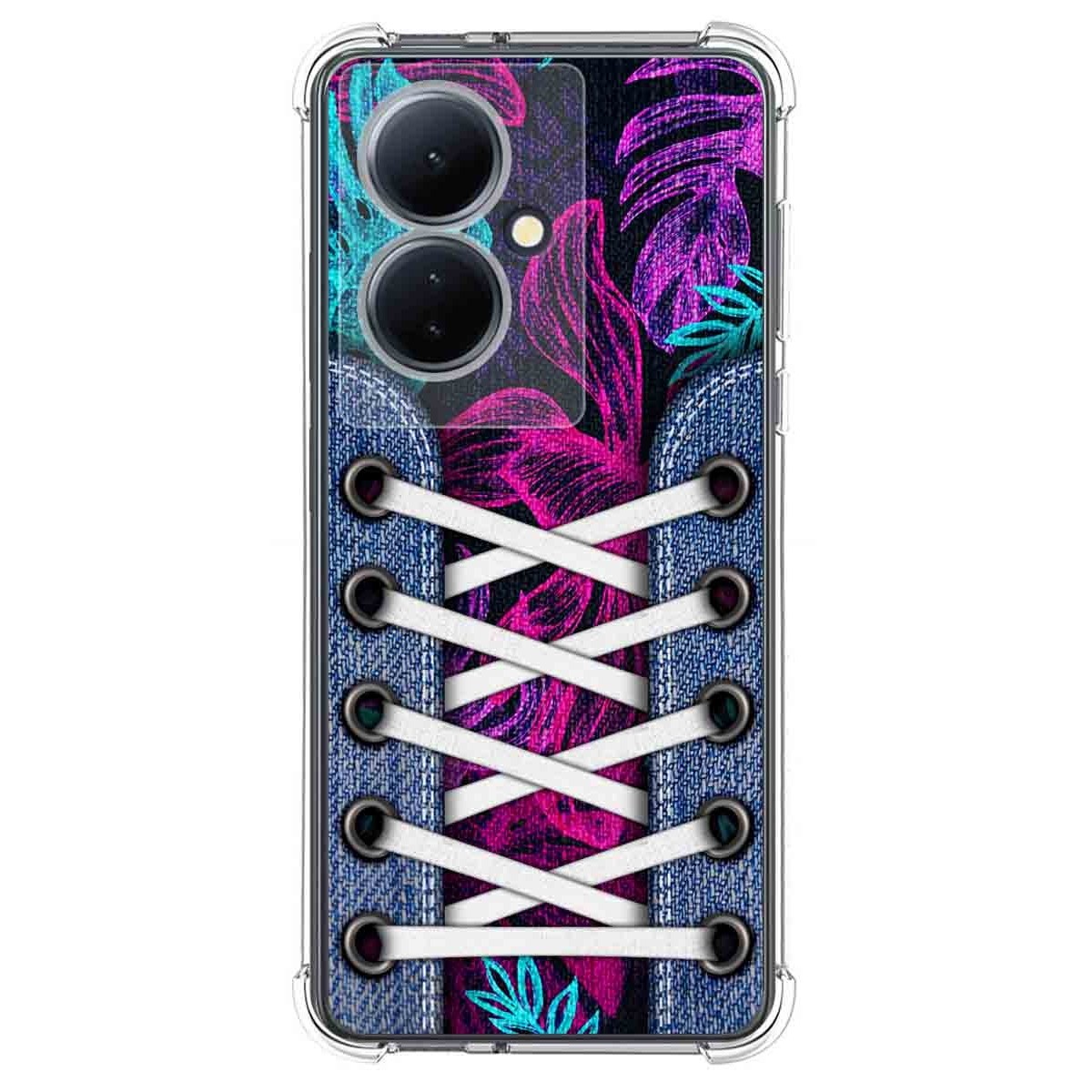 Funda Silicona Antigolpes para Vivo V29 Lite 5G diseño Zapatillas 07 Dibujos