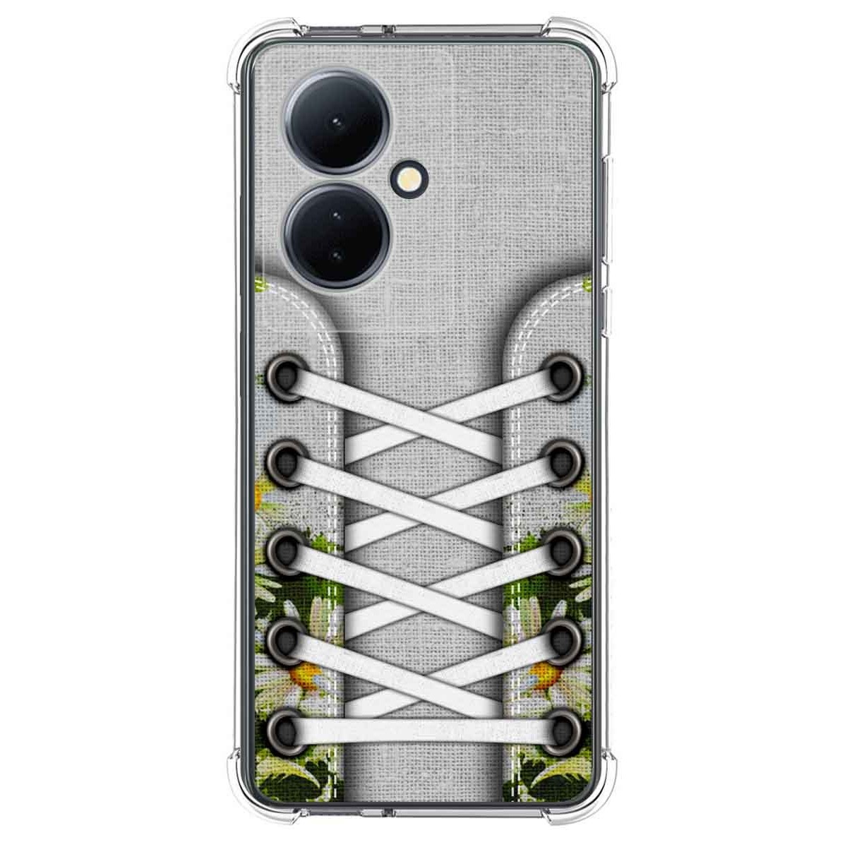 Funda Silicona Antigolpes para Vivo V29 Lite 5G diseño Zapatillas 08 Dibujos