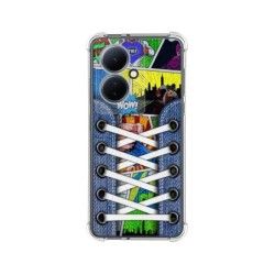 Funda Silicona Antigolpes para Vivo V29 Lite 5G diseño Zapatillas 14 Dibujos