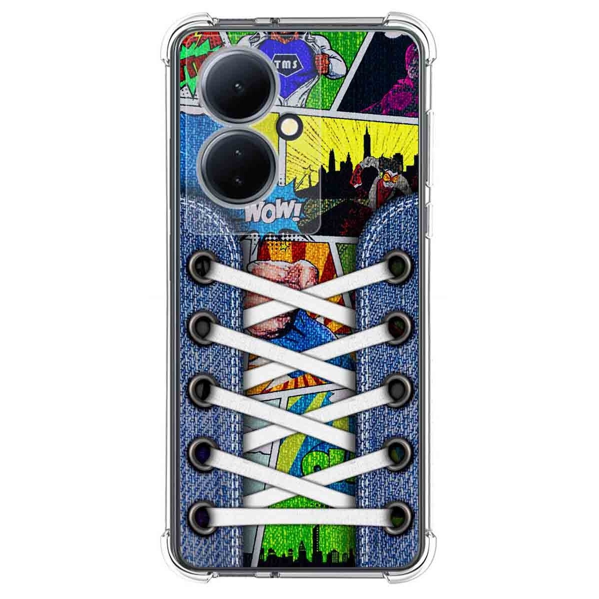 Funda Silicona Antigolpes para Vivo V29 Lite 5G diseño Zapatillas 14 Dibujos