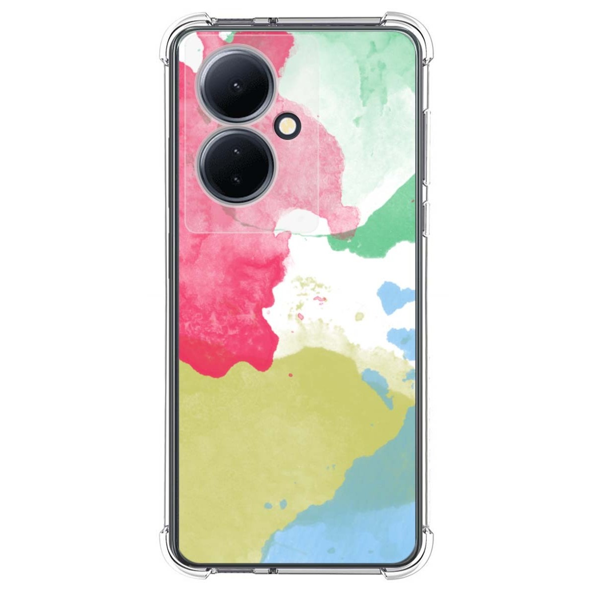 Funda Silicona Antigolpes para Vivo V29 Lite 5G diseño Acuarela 02 Dibujos