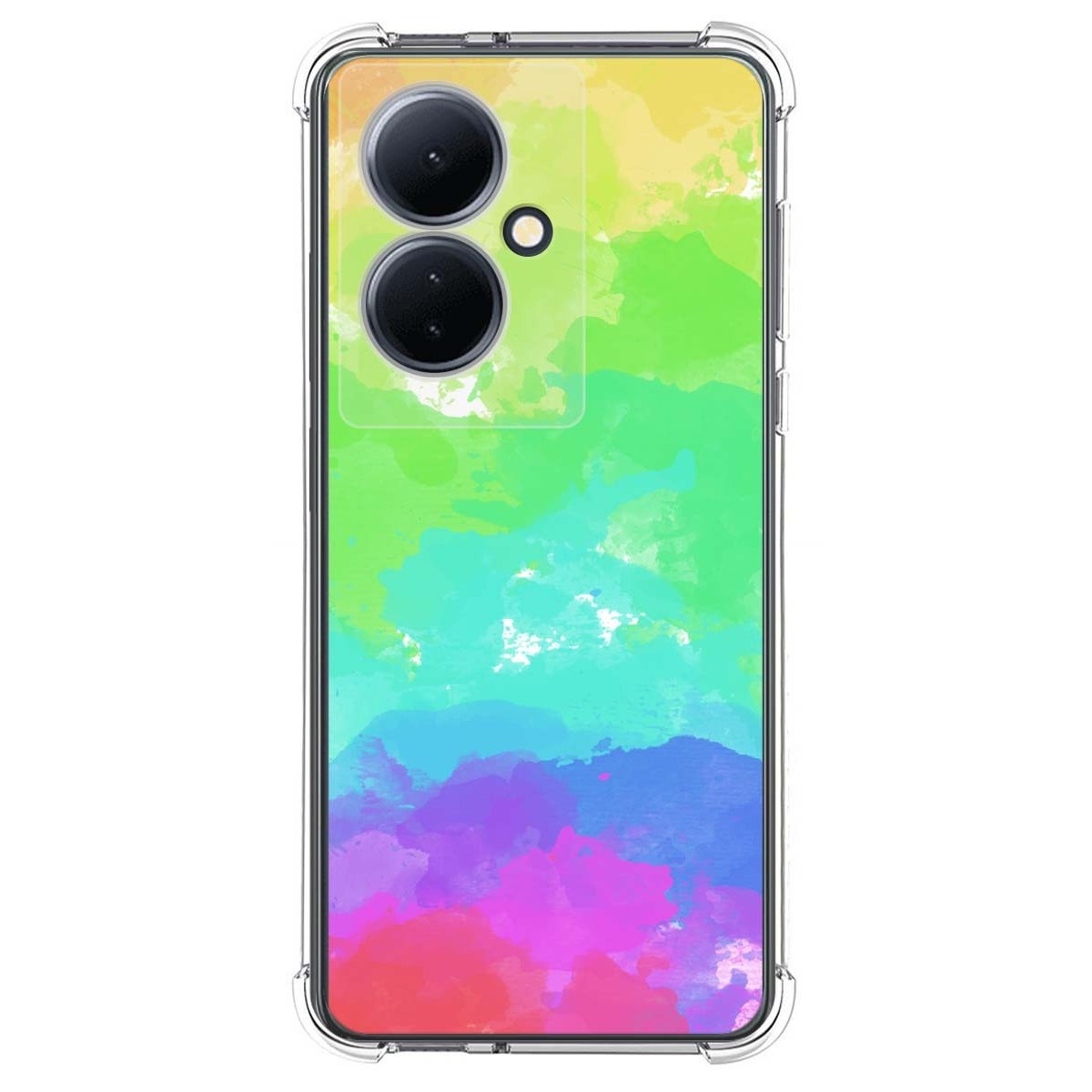 Funda Silicona Antigolpes para Vivo V29 Lite 5G diseño Acuarela 03 Dibujos