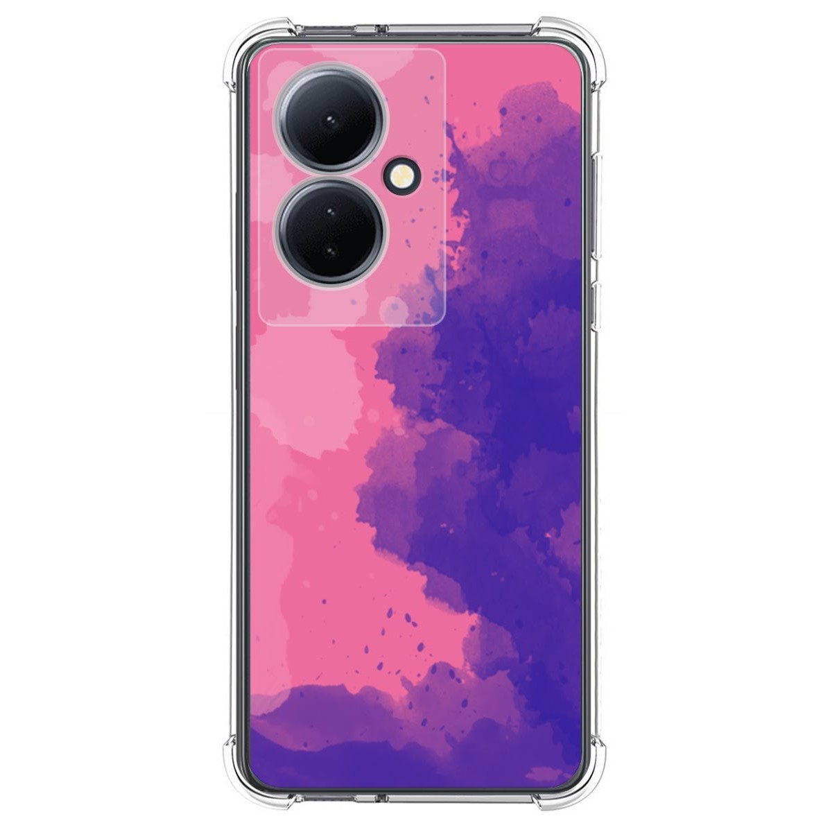 Funda Silicona Antigolpes para Vivo V29 Lite 5G diseño Acuarela 07 Dibujos