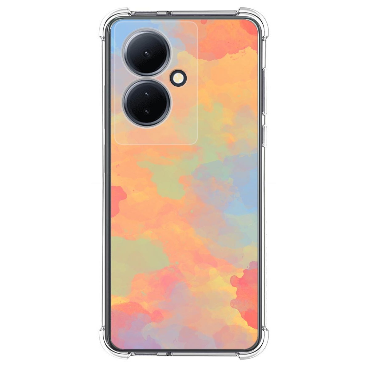 Funda Silicona Antigolpes para Vivo V29 Lite 5G diseño Acuarela 08 Dibujos