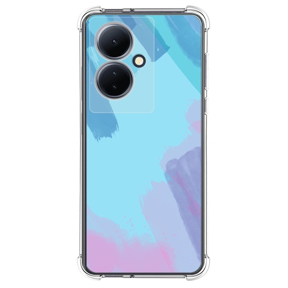 Funda Silicona Antigolpes para Vivo V29 Lite 5G diseño Acuarela 10 Dibujos