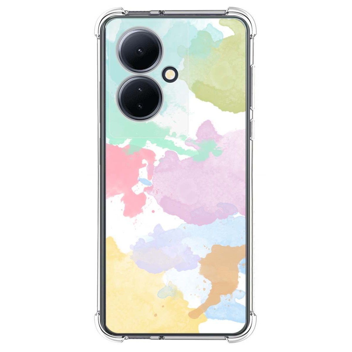 Funda Silicona Antigolpes para Vivo V29 Lite 5G diseño Acuarela 11 Dibujos